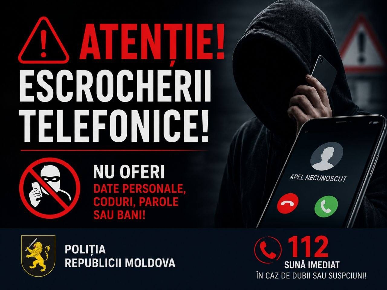 Мошенники в Молдове за сутки украли более 1,5 млн леев